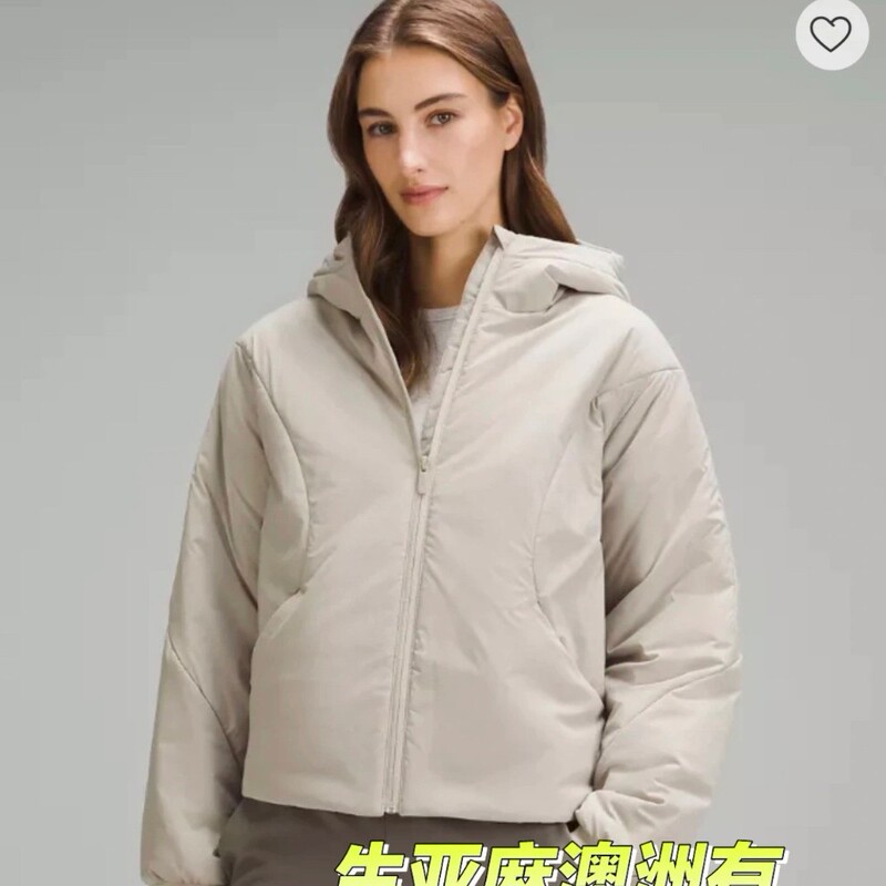 lu家棉服跑步健身连帽棉衣轻量化防风夹克宽松保暖显瘦lulu外套女|undefined