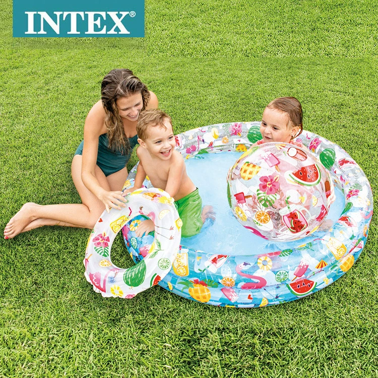 Intex 59460 звезды надувной бассейн набор детский семейный детский бассейн открытый ПВХ спот оптом