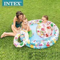 Intex 59460 звезды надувной бассейн набор детский семейный детский бассейн открытый ПВХ спот оптом