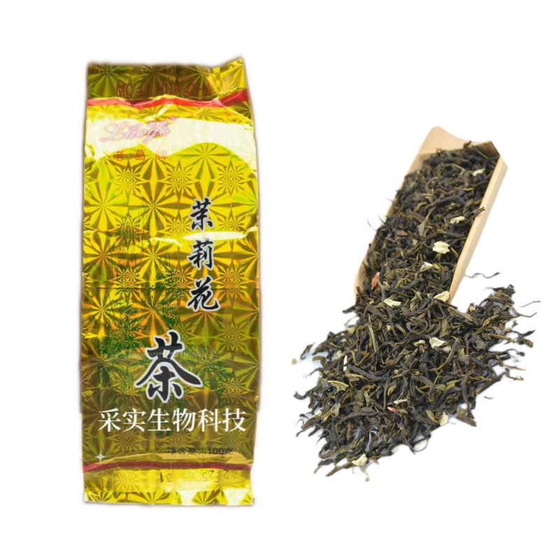【1個ドロップシッピング】老葛ブランド ジャスミン茶 風味の強い袋入りミルクティー原料 水出し茶 100g 卸売可能|undefined