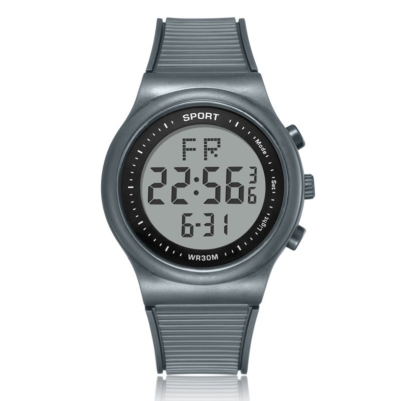 Moda nueva cáscara transparente deportes al aire libre reloj estudiante Venta caliente impermeable multifuncional reloj electrónico hombres y mujeres reloj