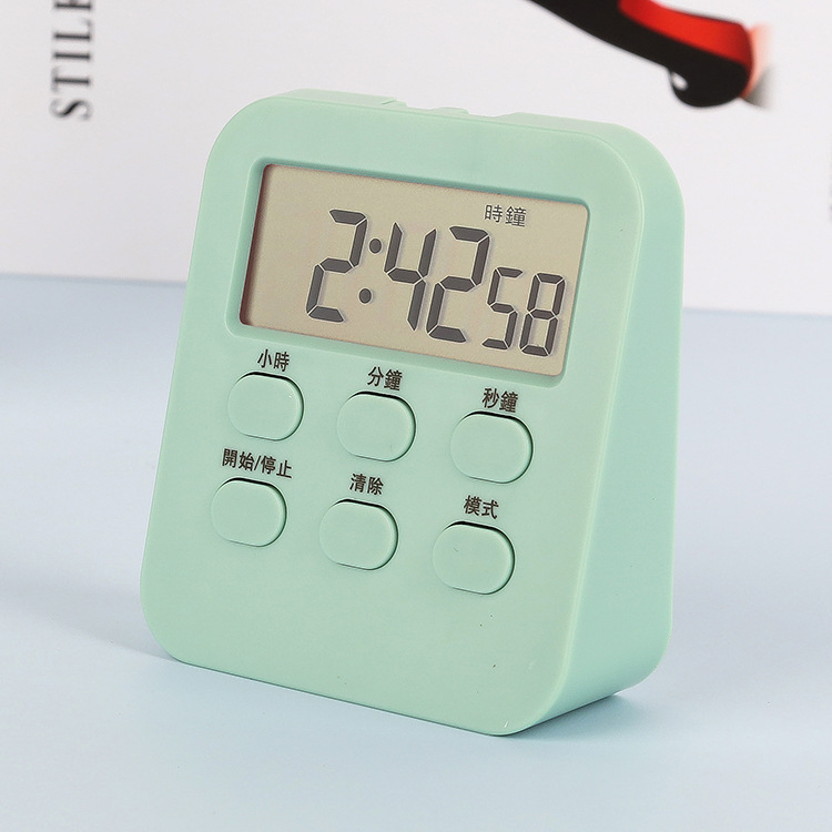 キッチンタイマー時計目覚まし時計両用学生時間マネージャ電子目覚まし時計卸売り多機能タイマー|undefined
