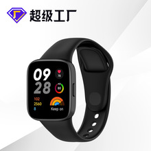 适用于Redmi watch3外贸新款现货智能手表带运动硅胶红米表带3