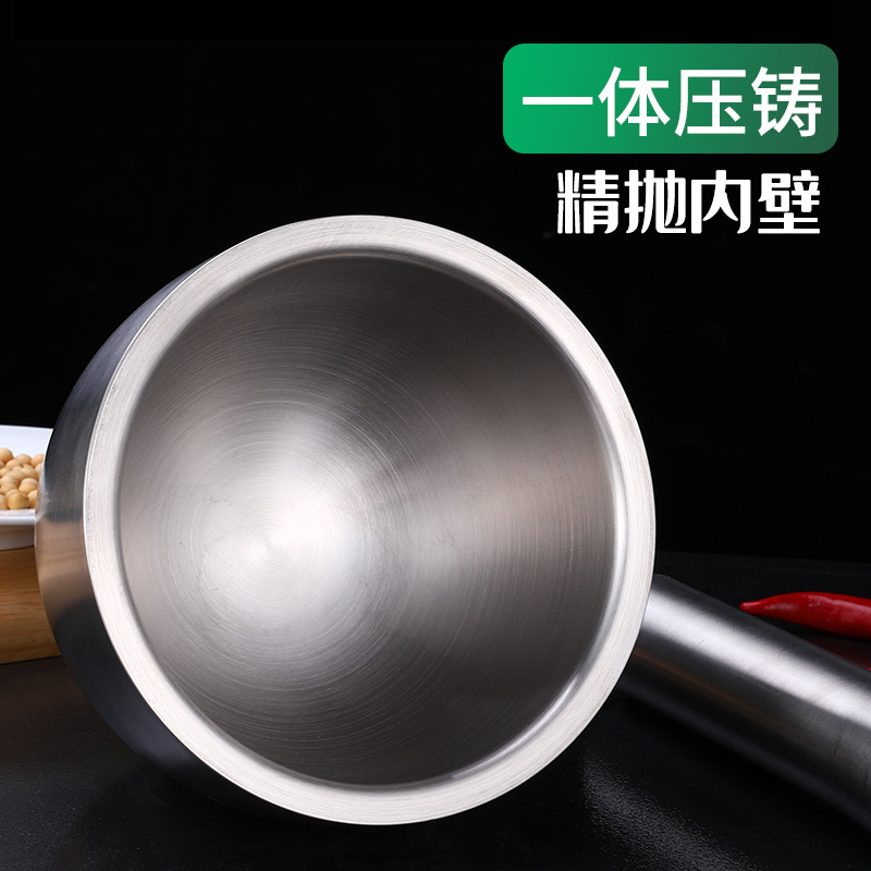 304 de acero inoxidable ajo Mascher medicina Mascher artefacto molienda martillo Chile ajo Mascher tarro piedra mortero hogar fábrica suministro directo