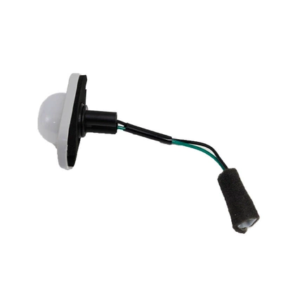 Power supply, ignition system accessories the rear license plate