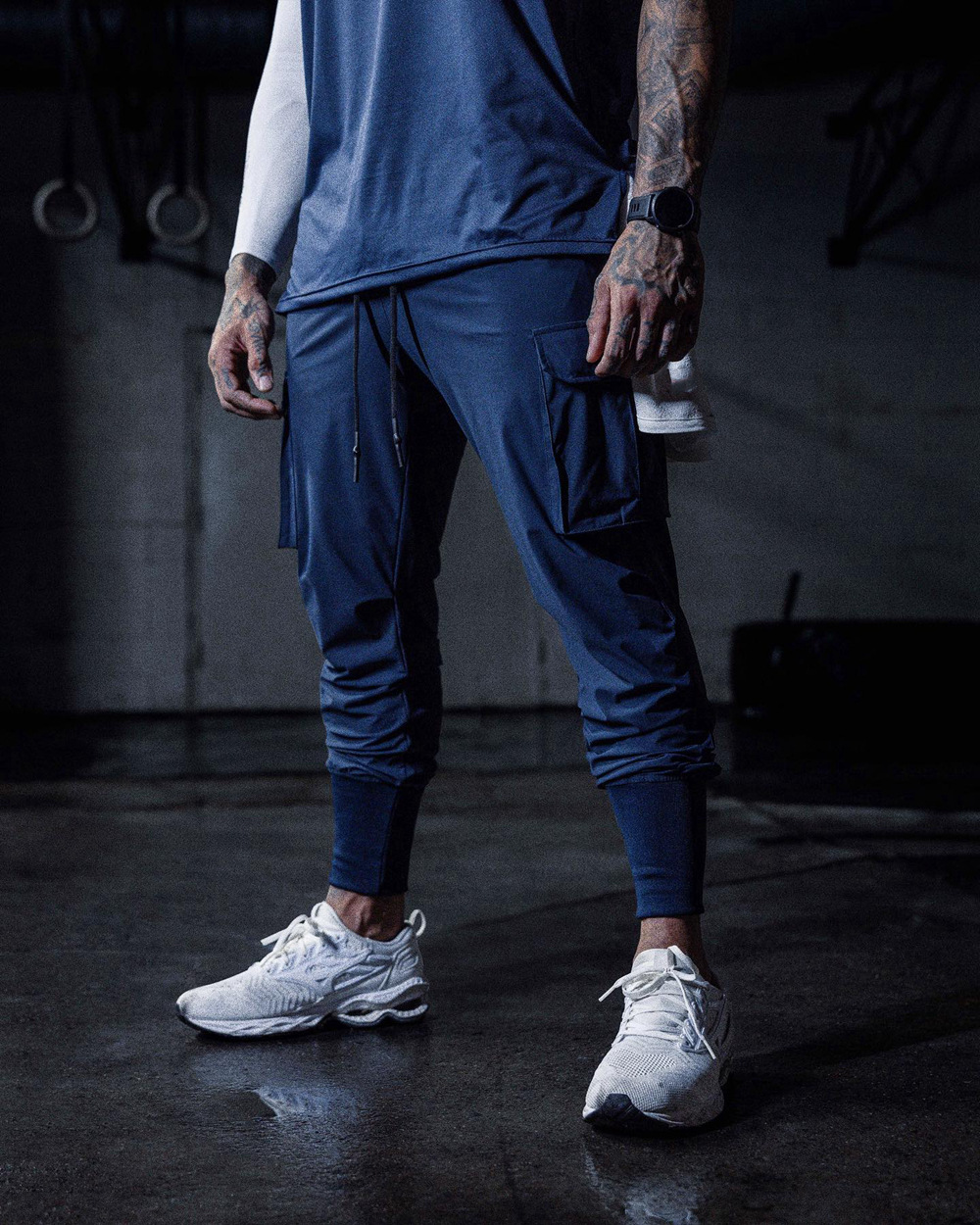 Herren Freizeithose Für Sport Und Training Mit Elastischem Bund_voghion.com