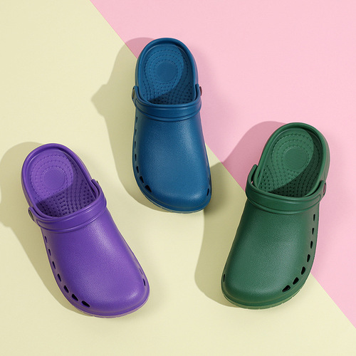 Surgical Shoes for Medical Staff (Men and Women) - Disposable Medical Lab Holes Shoes Operating Room Slippers - Doctors' Exclusive Anti-Slip Cap Toe Shoes