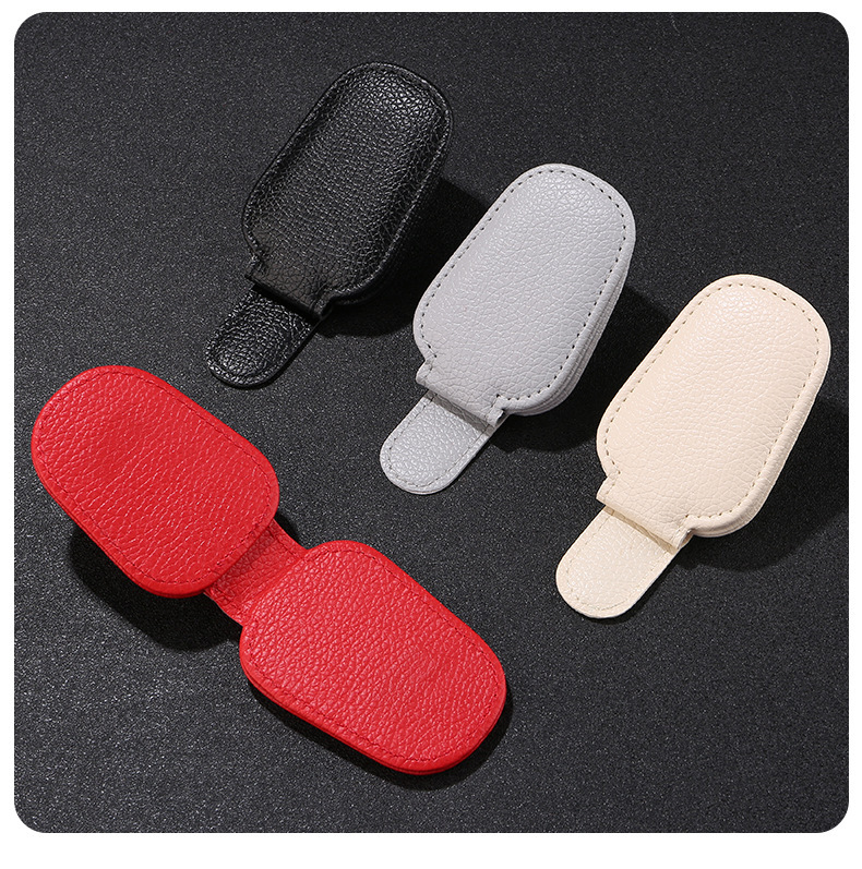Cross-border wholesale car multi-function card holder glasses holder car business card holder ticket holder storage card holder card slot