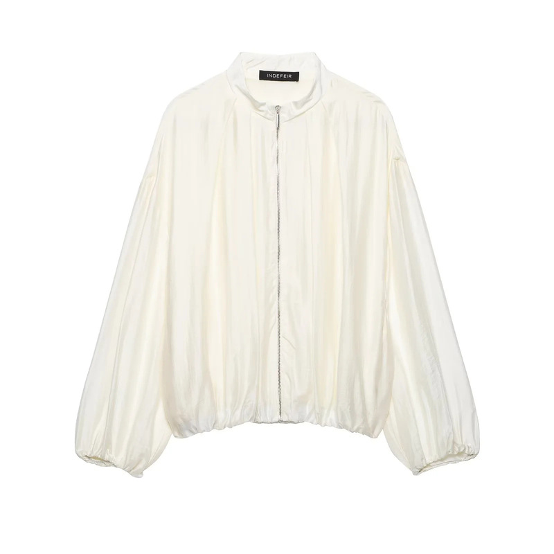 ZA European and American cross-border 2026 new stand-up collar jacket, bomber jacket, new casual versatile style 7817316