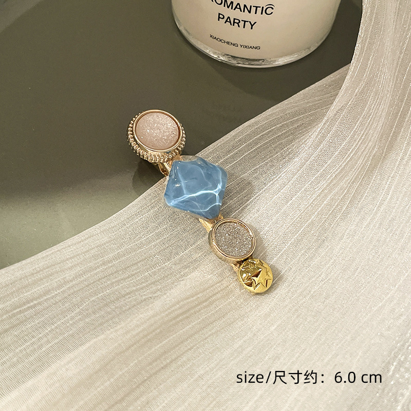 Corea del Sur clip para el cabello de perlas en línea clip para el cabello de mujeres rasgadas clip para el cabello de una palabra clip para el cabello de bordes fría BB clip lateral clip para el temperamento clip para la cabeza