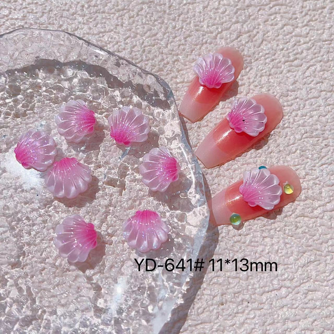 15g Weight Nail Decoration Accessories Nail Supplies 10 PCS/Package Quantity Resin Material Dolphin, Hippocampus, Shell Pattern Cute, Sweet Style Cute Sweet Dolphin Hippocampus Shell Resin Nail Decoration Accessories 10 PCS/Package 5