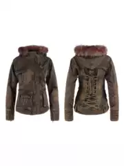 Detachable Sleeve Heavy-Duty Washed Denim Jacket for Women, Slim American Style, Versatile Punk Wasteland Jacket Top
