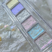 新款布灵泥美甲固态超闪云锦欧泊偏光粉美拉德色闪粉指甲装饰批发