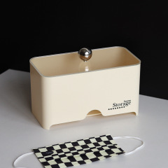 Nordic-style transparent cover storage box, portable storage box, dustproof, moisture-proof, pollution-proof storage box