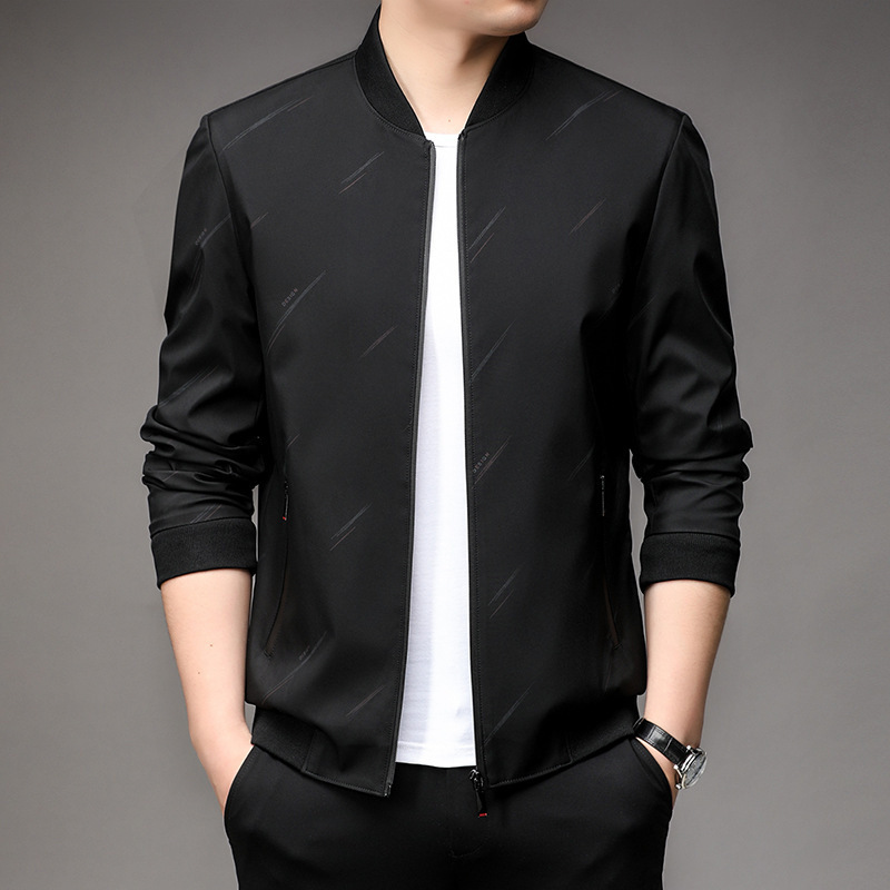 Men's Jacket New Autumn Young and Middle-aged Fashion Business Top Casual All-match Jacket Men's Wear