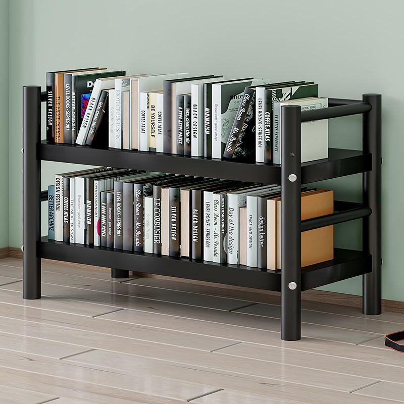 Thickened Steel Bookshelf Bookcase Floor-Standing Wall-Mounted Special Clearance Supermarket Kitchen Storage Rack for Students to Store Books