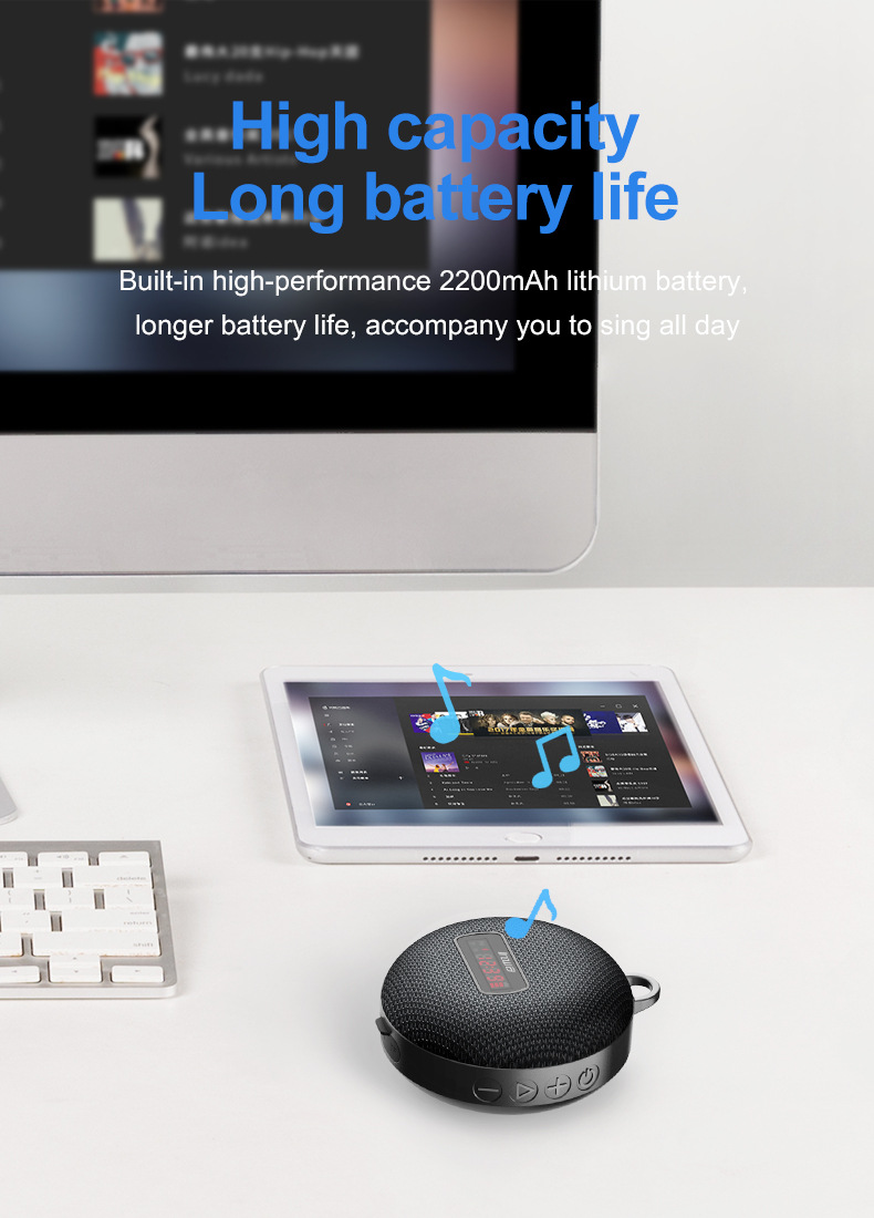 YaShoo wireless speaker - dedicated for outdoor cycling, Bluetooth connection, speed display, waterproof function TF card support, phone answering_voghion.com