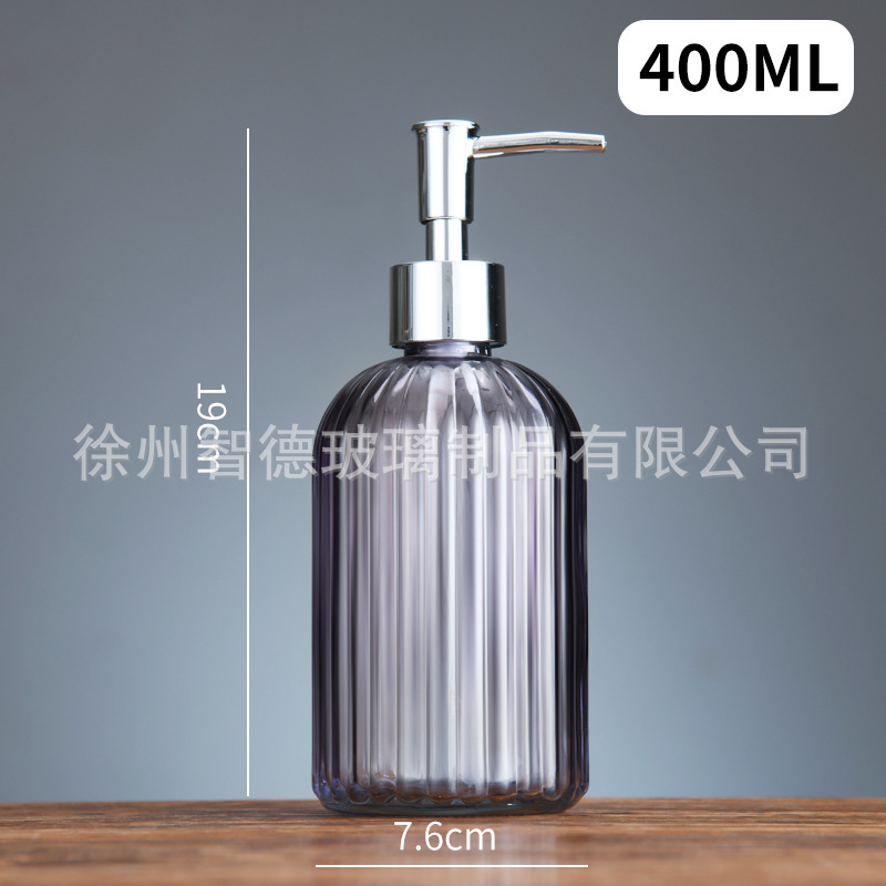 Amazon Select Clear Hand Wash Pressing Glass Vertical Shower Lotion envasado en botellas de champú de alto valor facial image 8