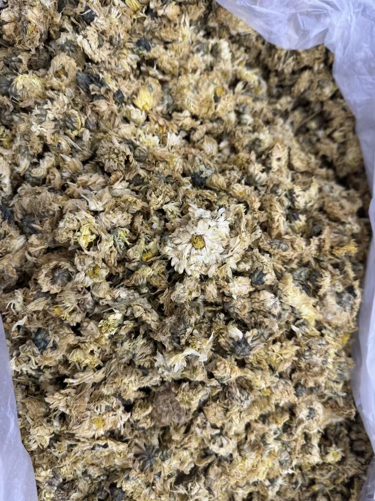 Dried Chrysanthemum Flowers Ju Hua Loose Herbal Tea 1000g Bulk Bag Sun Dried Whole Blossoms specifications