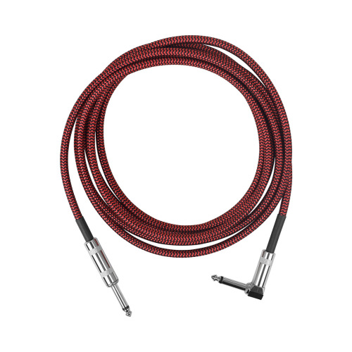LADE braided connecter folk amp box bass guitar cable noise-reducing cable 6.35mm audio cable