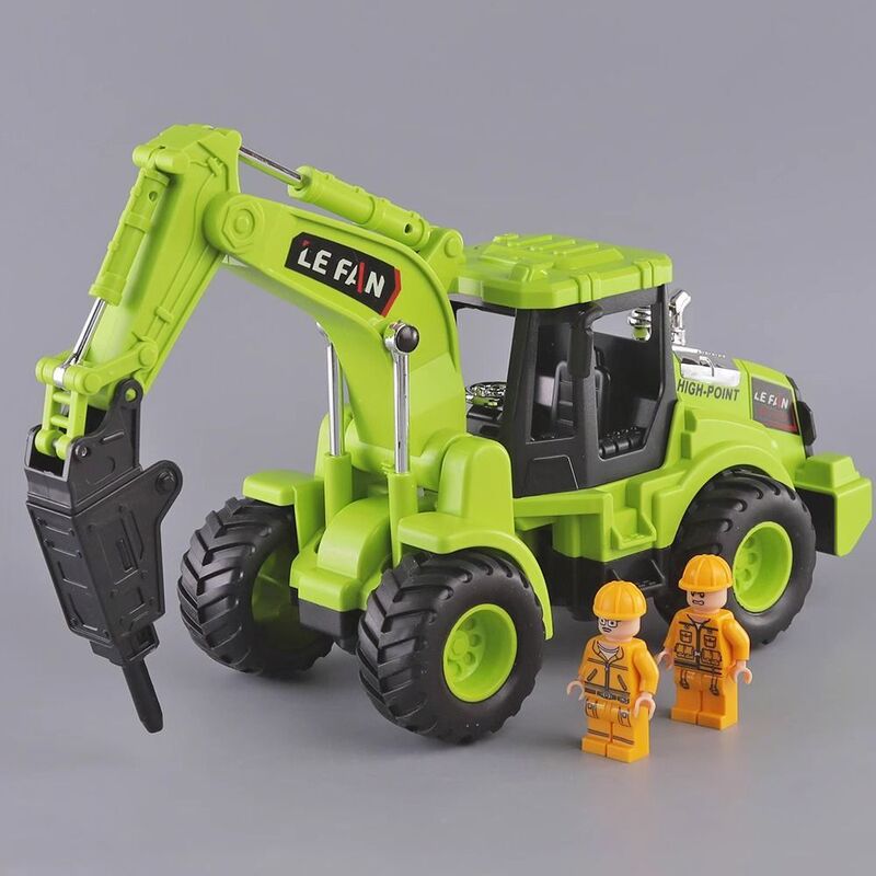 Large Excavator Engineering Vehicle Children's Toy Drilling Machine Ground Drilling Machine Pile Driving Machine Demolition Machine Drilling Machine Toy Vehicle