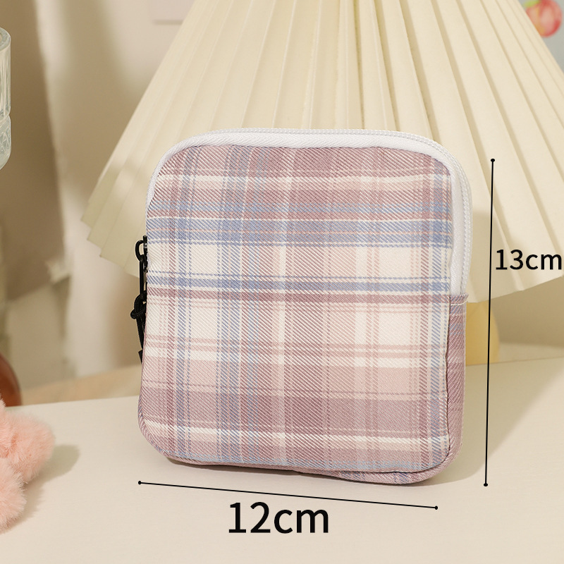 かわいい小花柄の雑貨収納バッグ、携帯用生理用品バッグ、イヤホンバッグ、口紅バッグ、デジタル機器整理収納バッグ|undefined