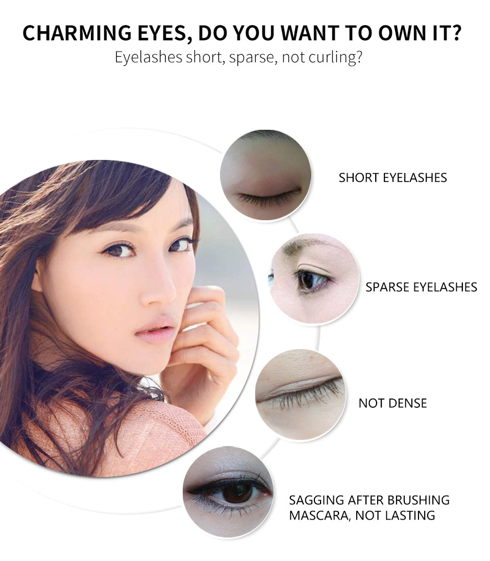 ibcccndc Thick and Curly Black Mascara Item Picture