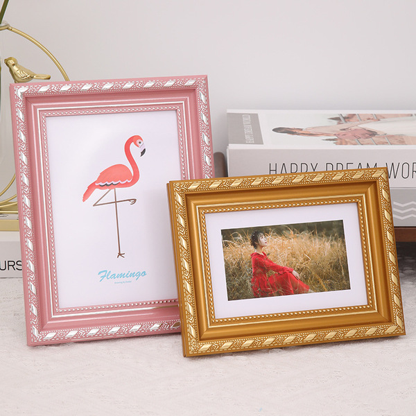 classic golden wall photo frame