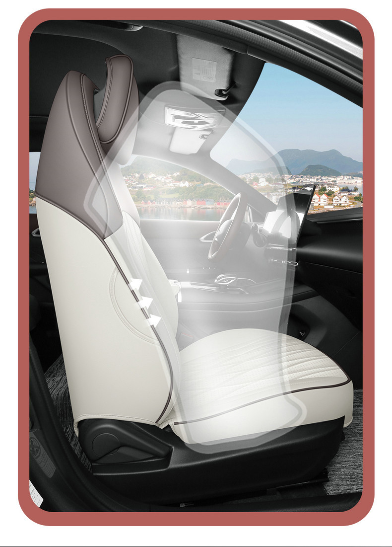 2026 Fourth-Generation Changan Eado Special Car Seat Cushion, All-Season Universal Full-Cover Leather Seat Cover