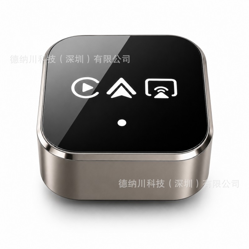Car-mounted 4-in-1 wired to wireless CarPlay box for smart car connectivity with Android Auto and screen mirroring