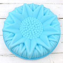 都比 硅胶向日葵蛋糕模单个菊花 太阳花形烤盘 DIY烘培工具米糕模