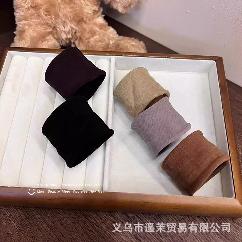 面膜发圈超宽无缝面膜肌高马尾皮筋女款2025新款扎发绳不伤发头绳|undefined