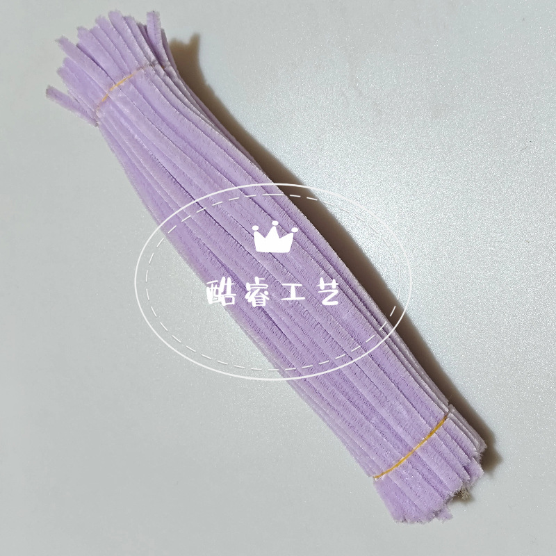 Limpiapipas de colores de 6 mm para manualidades infantiles material DIY para guardería y juguetes creativos