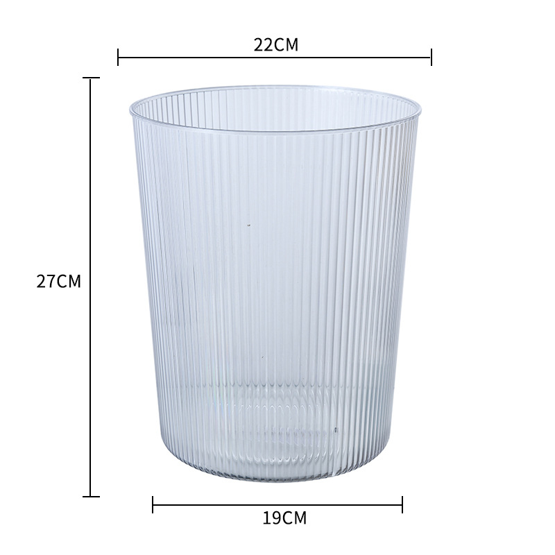 Sanxiyi lujo ligero vent transparente basura basura simple sala de estar basura del baño basura de alto valor de cara basura al por mayor