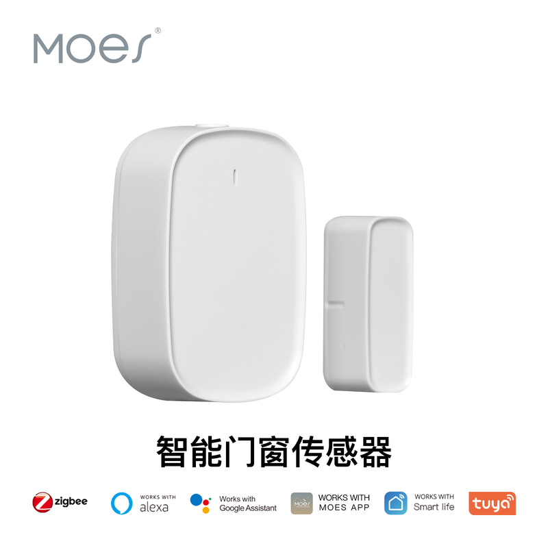 Tuya Smart Home Zigbee Door Sensor App View Wireless Security Door and Window Sensor Door and Window Alarm