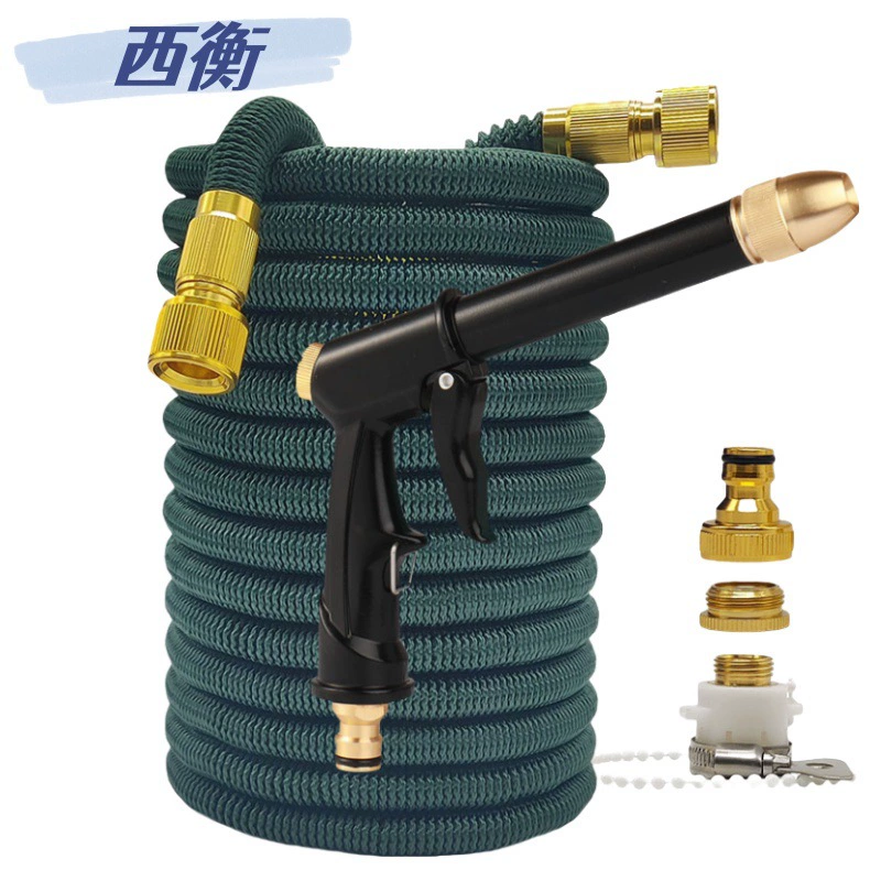Производители автомойки высокого давления водяной пистолет бытовой телескопический шланг набор садовый полив водяной пистолет инструмент для мойки автомобиля армейский зеленый