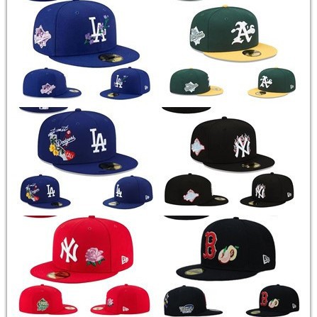 2024 comercio exterior nuevo equipo de béisbol masculino y femenino de LA Dodgers NY gorras de béisbol con tapa completa Baile callejero juvenil gorra de ala ancha