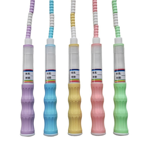 Signature Style Soft Bead Bamboo Section Skipping Rope Wholesale for Primary and Secondary School Students Children's Training Rope Fancy Speed Jump Rope Sports Equipment