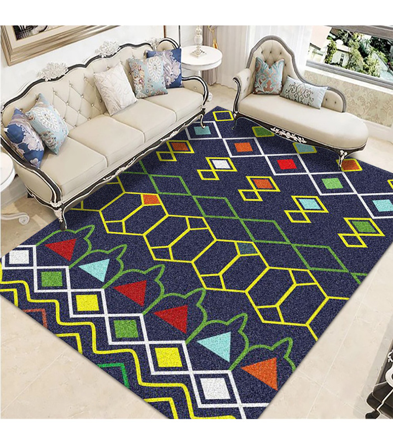 复古波斯地毯,地垫,民族风地垫,卧室地毯,脚垫