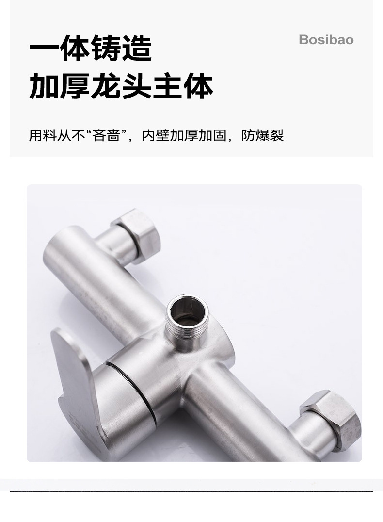 Cross-border Pearl Concealed mixed water cold and hot shower Faucet SUS304 stainless steel shower head three-in-one shower faucet undefined