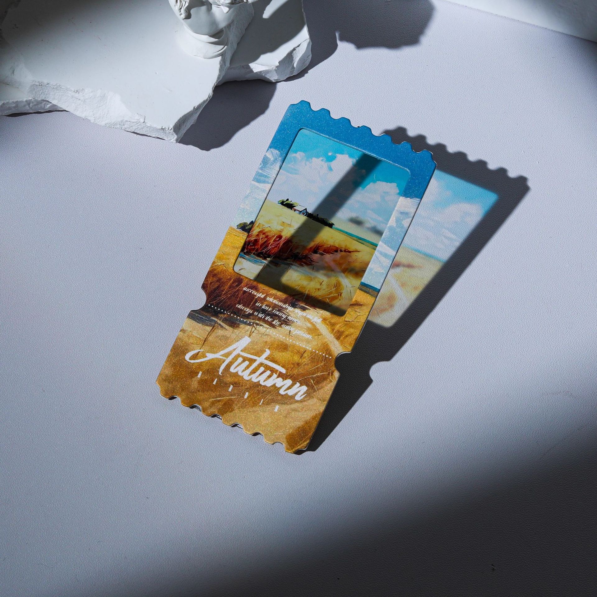 反转胶片票根定制明星演唱会粉丝应援透光软胶明信片菲林透卡照片