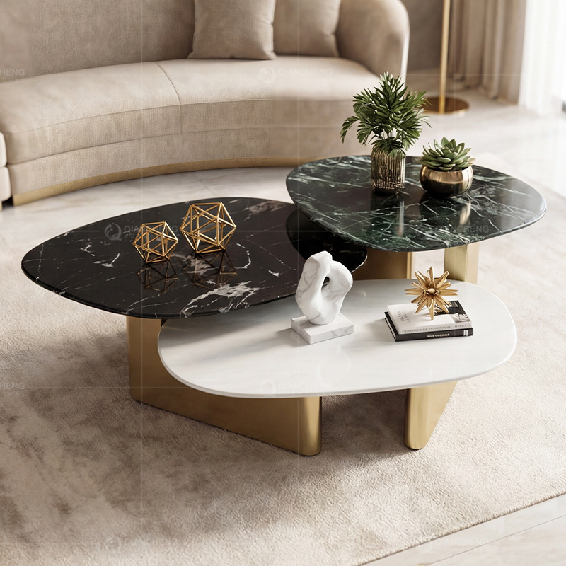 Light Luxury Living Room Coffee Table with a High-End Feel, Suitable for Hotel Projects, Luxurious Stainless Steel Creative Furniture, Mobile Center Table, Customizable Light Luxury Living Room Coffee Table with a High-End Feel, Suitable for Hotel Projects, Luxurious Stainless Steel Creative Furniture, Mobile Center Table, Customizable