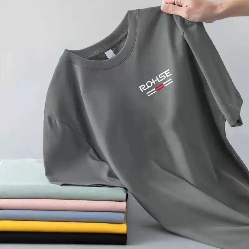 2025 мужская футболка с коротким рукавом летняя нижняя рубашка с круглым вырезом