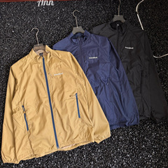 Mont*bell 美家刺绣Logo通勤户外轻薄机能尼龙防水保温层夹克情侣