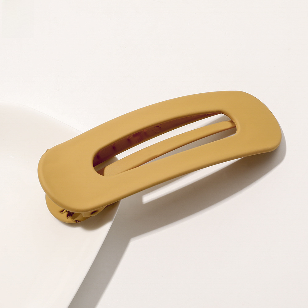 Qiyue matt värvi küljeklamber suur juuksenõel pesu näoklamber küljeklamber lihtne tukk juuksenõel pardilindiga peakate_voghion.com