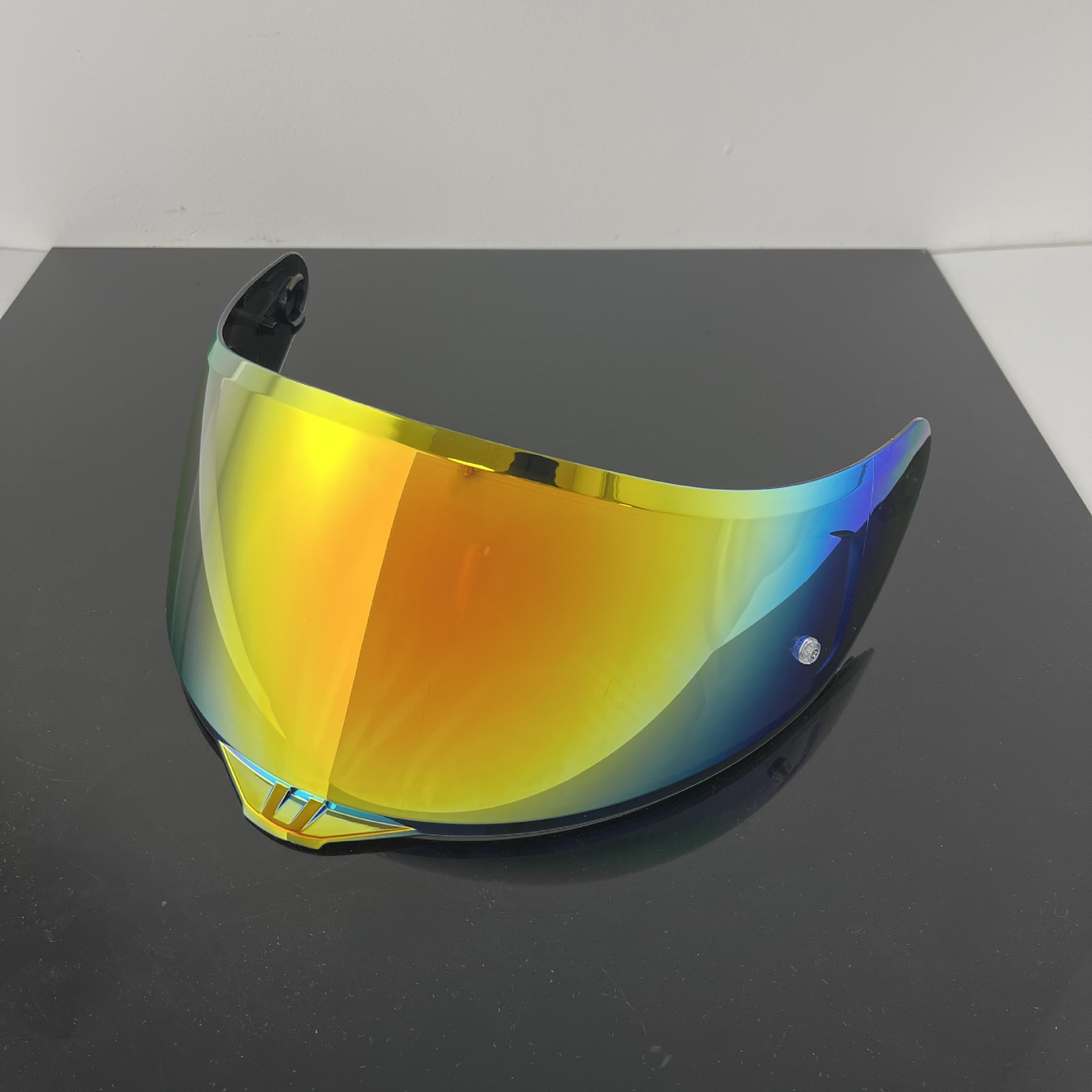 Helmet Lens Adapts to Qike Qike Mp01 Anti-Uv High-Definition Electroplated Mirror Helmet Accessories