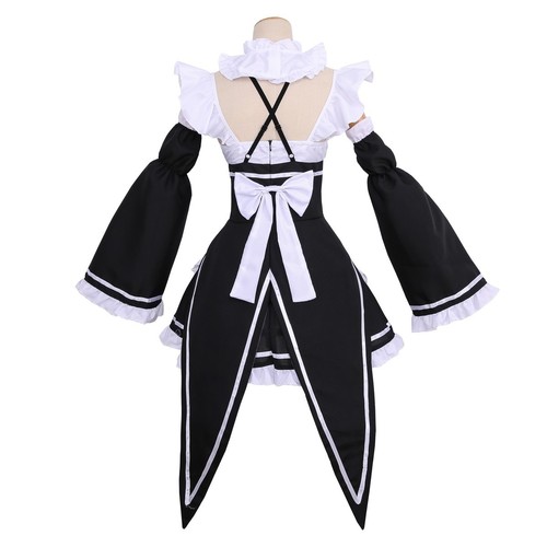 S-3XL Plus Size Maid Costume: Life in Another World from Scratch Ram Rem Ram cosplay anime
