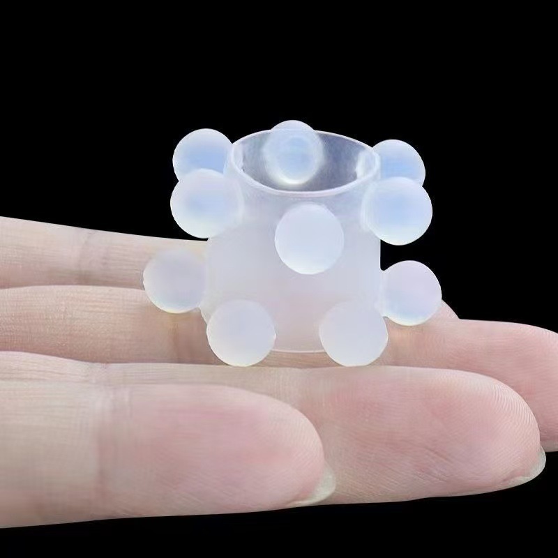 Anillo de cerradura de perlas para hombres Anillo de cerradura de perlas de sexo Cubierta de cerradura de ojos de oveja Juguetes sexuales Dientes de lobo Productos para adultos