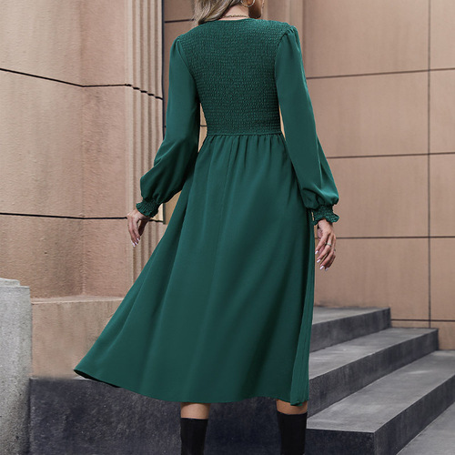 [Baifenzhi Clothes] Popular European and American women's dresses in autumn and winter