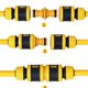 Repair water pipe double-way nipple joint plastic joint water pipe two-way joint water gun water pipe joint fittings